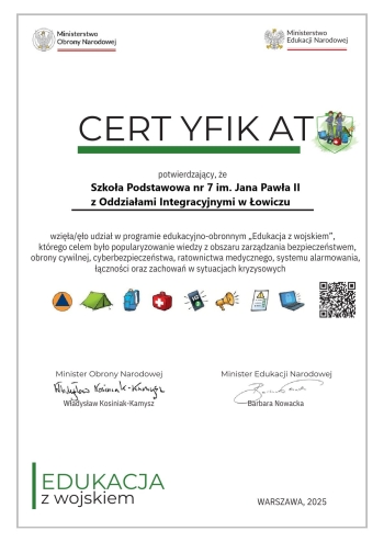 certyfikat