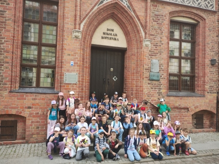  Drugoklasiści zwiedzali Toruń