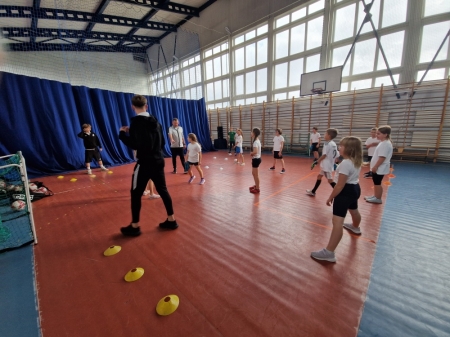 Sportowa lekcja klasy 3c