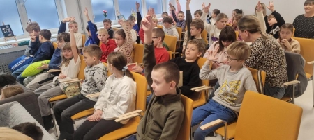 Spotkanie autorskie z panią Justyną Bednarek