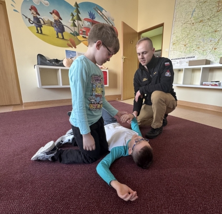 Klasa 1a w sali „Ognik”