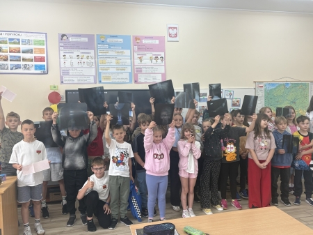 Spotkanie uczniów klasy 2a i 3c z lekarką